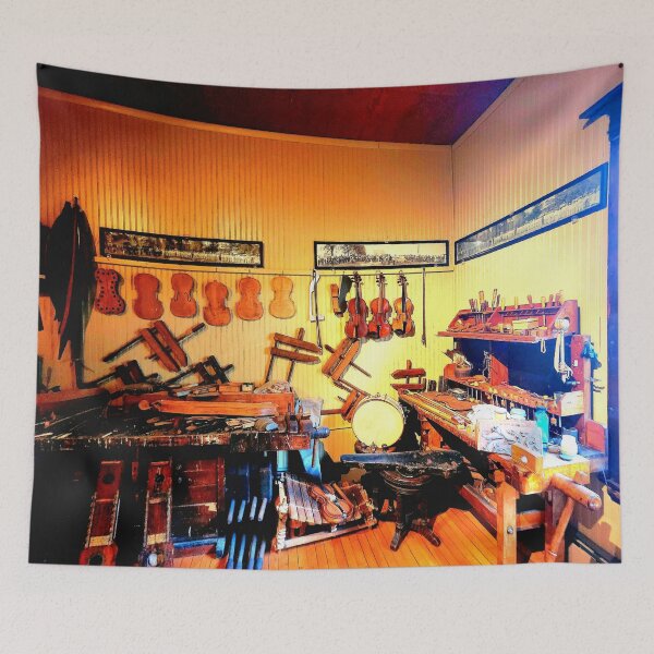 Item preview, Luthier shop, Carnegie  History Museum , Port Huron, Michigan designed and sold by tuckersemporium.