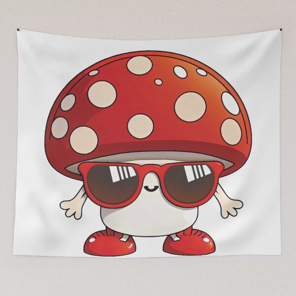 Item preview, Mushroom with Glasses designed and sold by EXOV-MA.