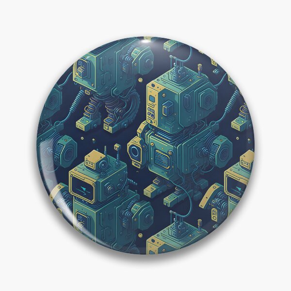 Item preview, Robots Abstract Art designed and sold by MudbloodStore.