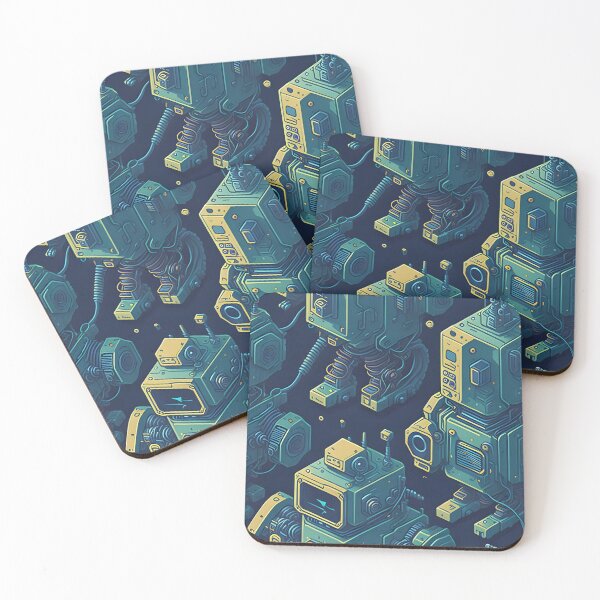 Item preview, Robots Abstract Art designed and sold by MudbloodStore.