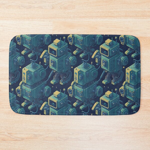 Item preview, Robots Abstract Art designed and sold by MudbloodStore.