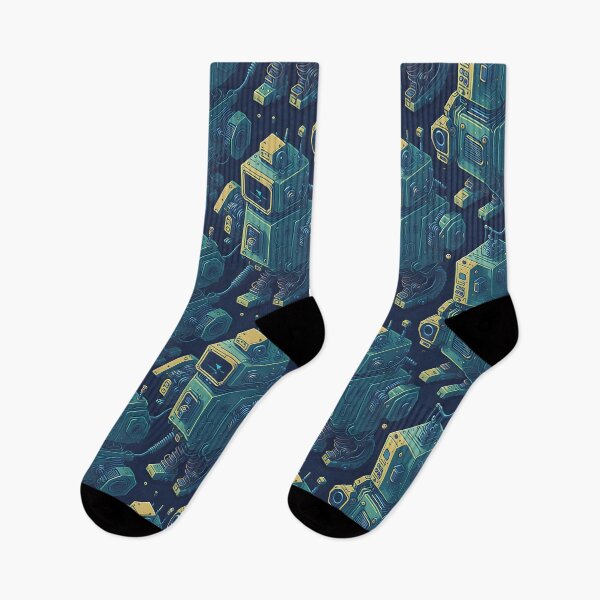 Item preview, Robots Abstract Art designed and sold by MudbloodStore.