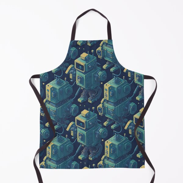 Item preview, Robots Abstract Art designed and sold by MudbloodStore.