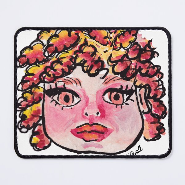 Item preview, Curly Haired Girl Sketchbook Tour Collection Brenda Knoll designed and sold by Brenda Knoll.