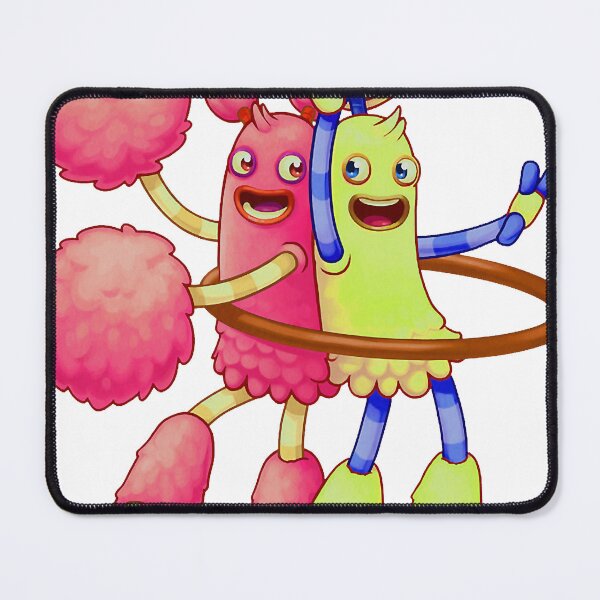 Item preview, My Singing Monsters character hoola and pompom, hoola and pompom Monsters designed and sold by willosborn.