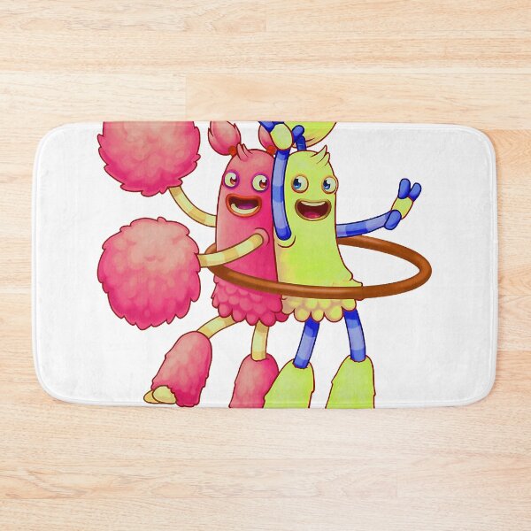 Item preview, My Singing Monsters character hoola and pompom, hoola and pompom Monsters designed and sold by willosborn.