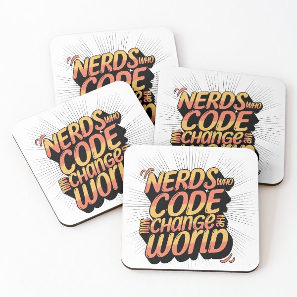 Item preview, Nerds Who Code Will Change The World designed and sold by HealNoMeds | Invisible Illness Awareness.