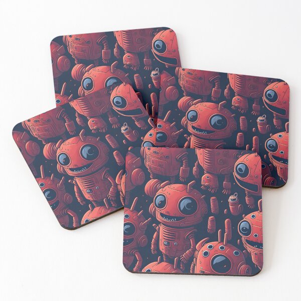 Item preview, Robots Abstract Art designed and sold by MudbloodStore.
