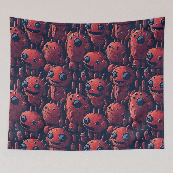 Item preview, Robots Abstract Art designed and sold by MudbloodStore.