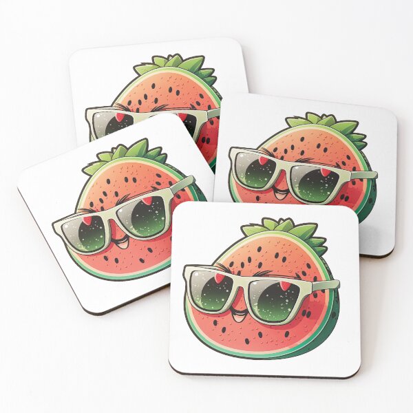 Item preview, Happy Watermelon with Glasses designed and sold by EXOV-MA.