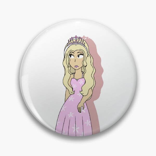 Item preview, Cute long blonde hair princess dress in pink dress designed and sold by BeemessageShop.
