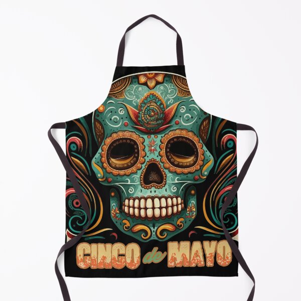 Item preview, Turquoise Cinco de Mayo Sugar Skull designed and sold by danielliamgill.