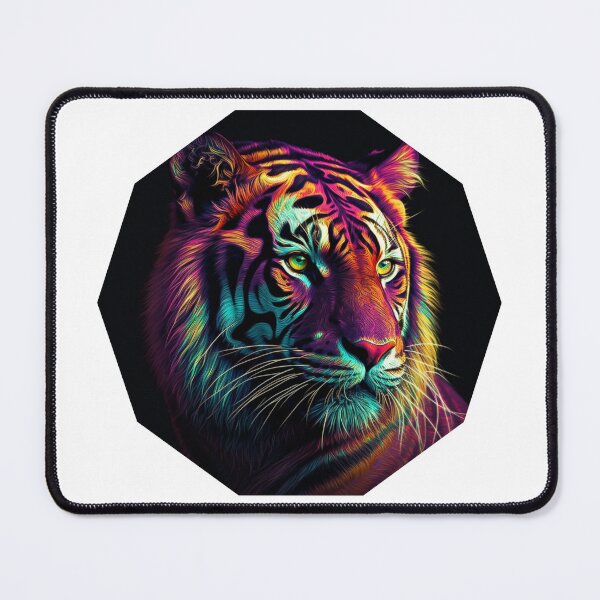 Item preview, Neon Tiger Decagon designed and sold by RobinTief.