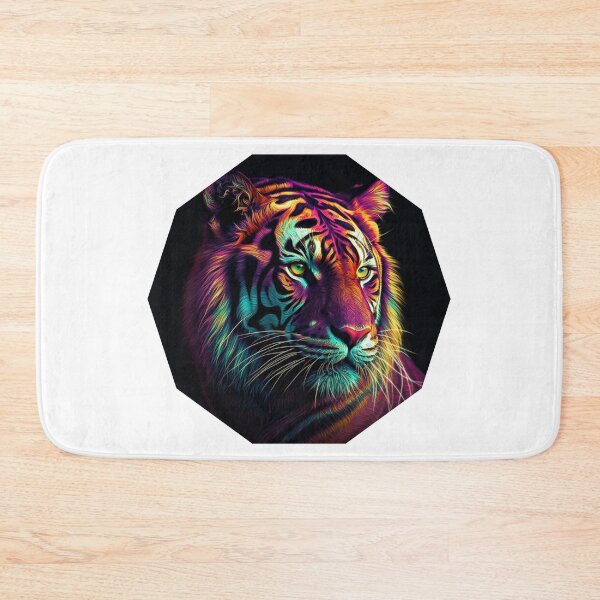 Item preview, Neon Tiger Decagon designed and sold by RobinTief.