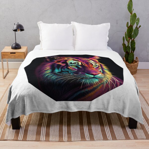 Item preview, Neon Tiger Decagon designed and sold by RobinTief.