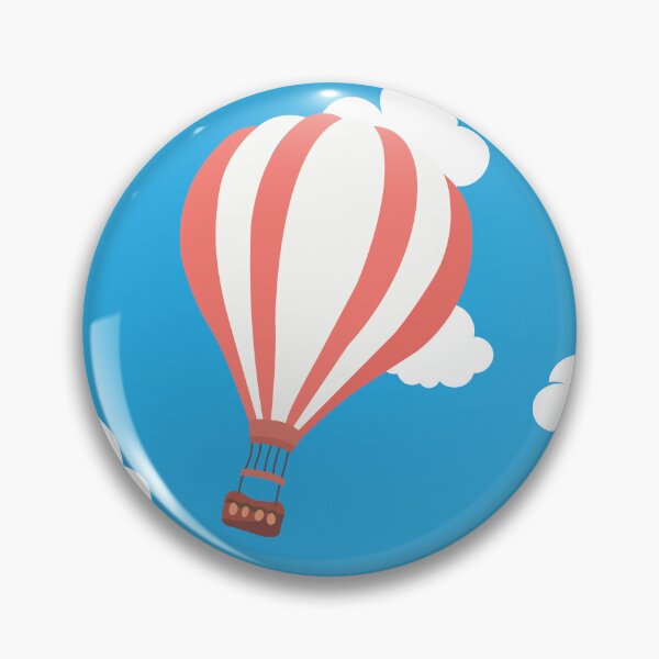 Item preview, Flat vector design of a Hot Air Balloon  designed and sold by AtonuHaque.