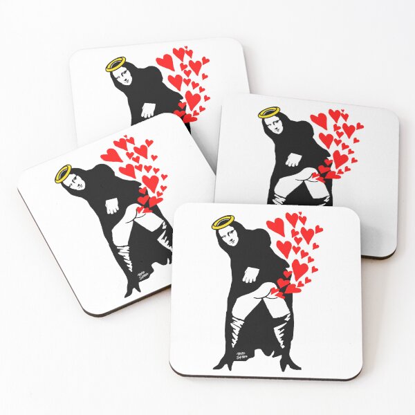 Item preview, Holy Shit; Hearts; designed and sold by StickerApe.