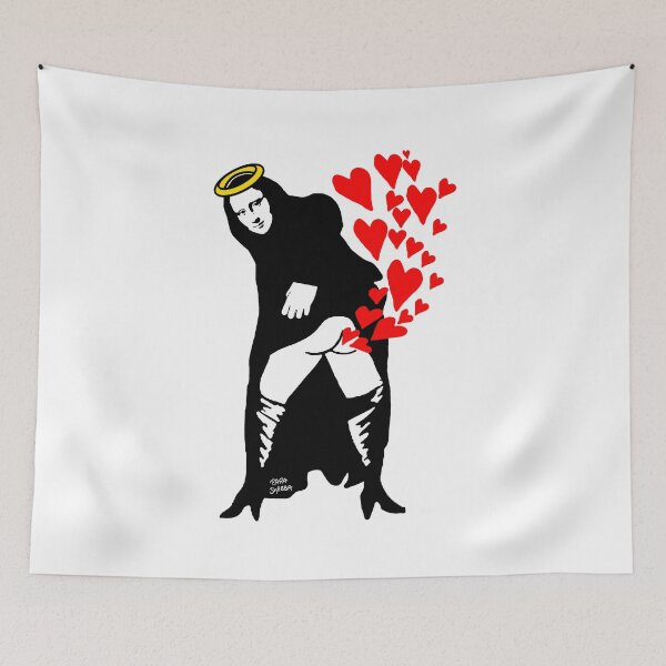 Item preview, Holy Shit; Hearts; designed and sold by StickerApe.
