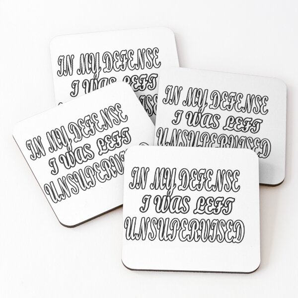 Item preview, I Was Left Unsupervised Defense designed and sold by Angelle55.