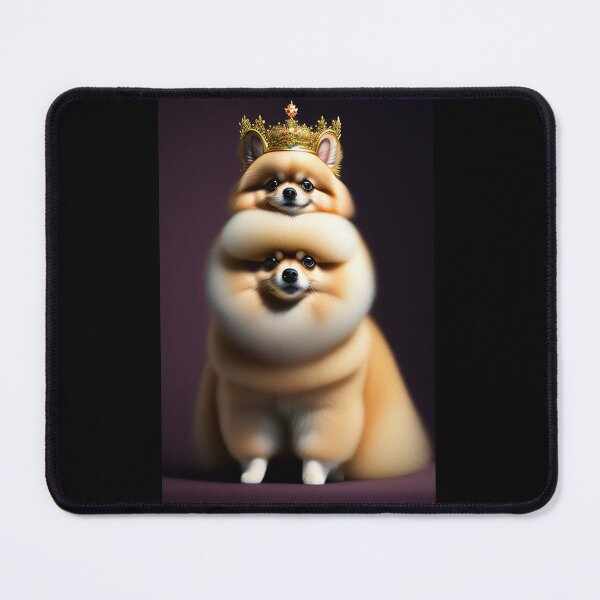Item preview, Pomeranian queen and puppy in ancestral outfit designed and sold by 3TFashion.