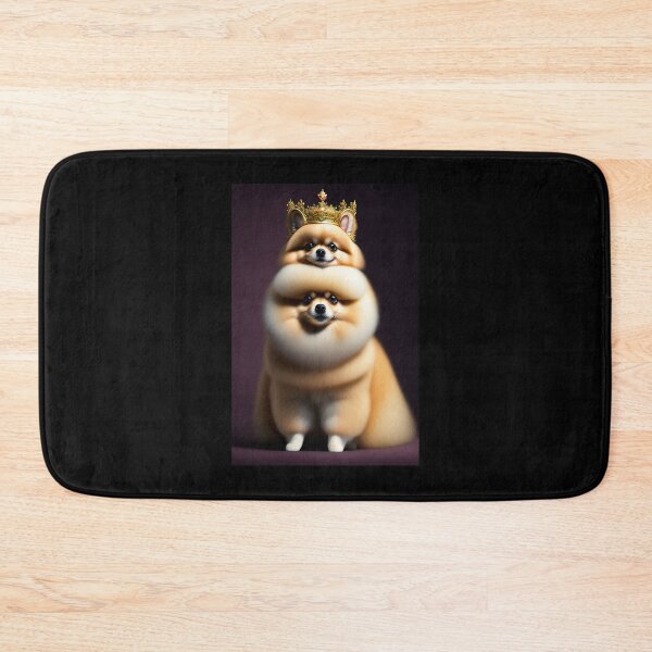 Item preview, Pomeranian queen and puppy in ancestral outfit designed and sold by 3TFashion.