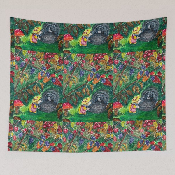 Item preview, Mouse in the cave oil pastels color  designed and sold by Puifai2489.