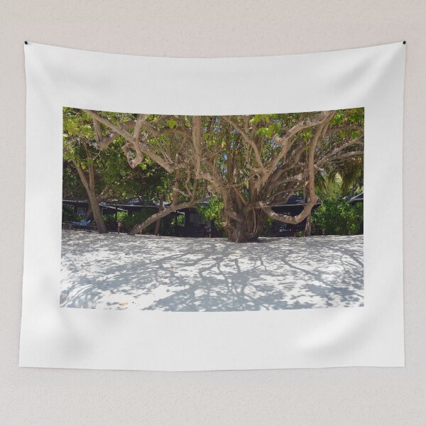 Item preview, Large tree in the sand leaving shadow designed and sold by oanaunciuleanu.
