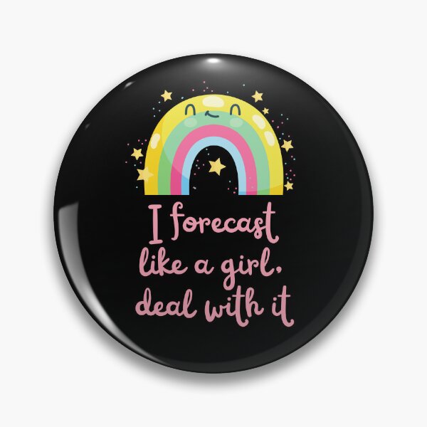 Item preview, Cute Dazzling Rainbow - I Forecast Like A Girl designed and sold by TrippyHistory.