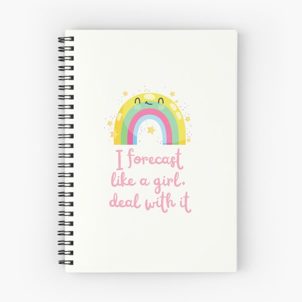 Item preview, Cute Dazzling Rainbow - I Forecast Like A Girl designed and sold by TrippyHistory.