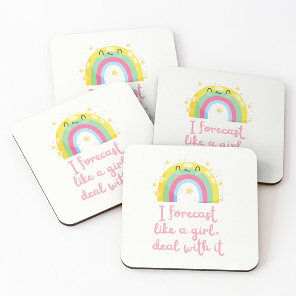 Item preview, Cute Dazzling Rainbow - I Forecast Like A Girl designed and sold by TrippyHistory.