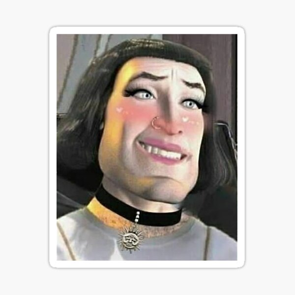 "Lord Farquaad EGirl " Sticker for Sale by timmyrow Redbubble