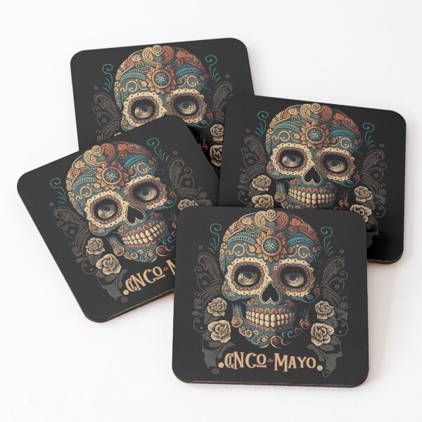 Item preview, Edgy Cinco de Mayo Sugar Skull designed and sold by danielliamgill.