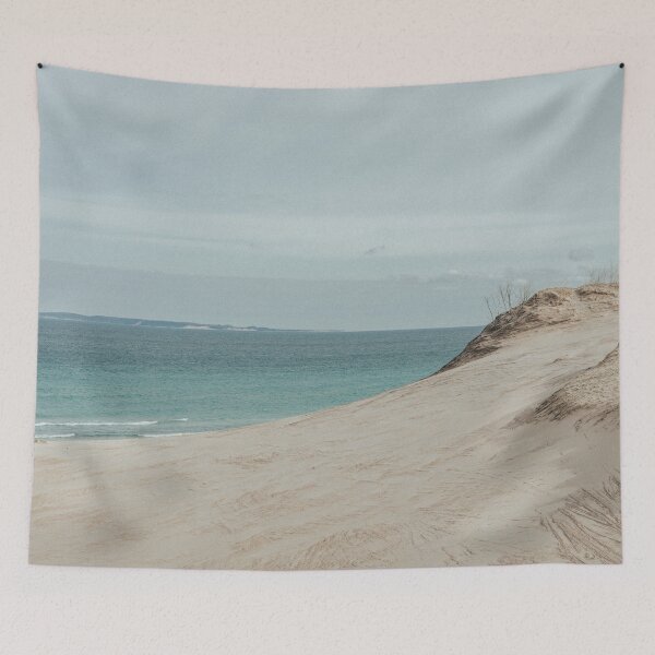 Item preview, A Dune and Its Lake I Lake Michigan Photography designed and sold by KEnzPhotography.