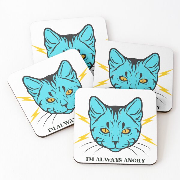 Item preview, I'M Always Angry Cat designed and sold by ArtistaDesign.