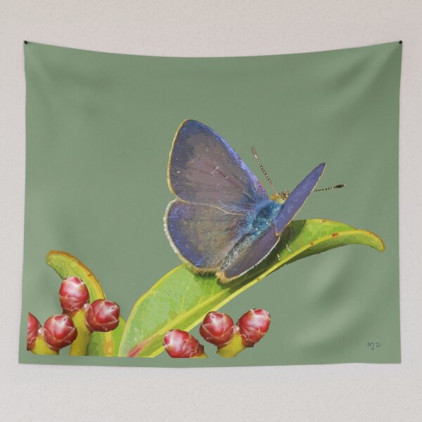Item preview, Koa Butterfly or Blackburn's Blue designed and sold by NJartbyNJacobson.