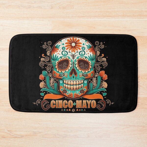 Item preview, Whimsical Cinco de Mayo Sugar Skull designed and sold by danielliamgill.