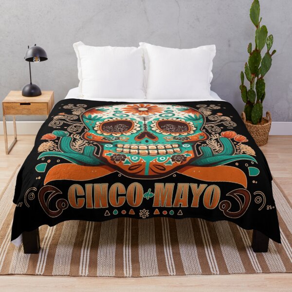 Item preview, Whimsical Cinco de Mayo Sugar Skull designed and sold by danielliamgill.