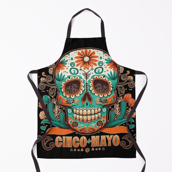 Item preview, Whimsical Cinco de Mayo Sugar Skull designed and sold by danielliamgill.