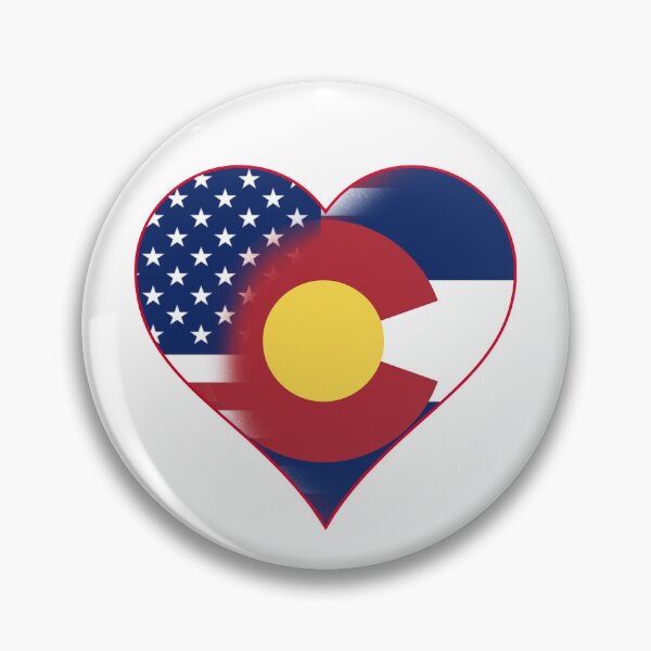 Item preview, State of Colorado  Flag and American Flag Fusion Design designed and sold by Gsallicat.