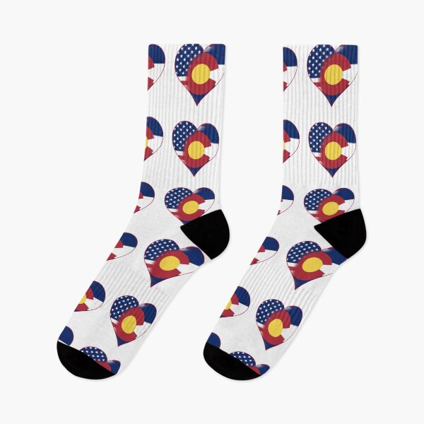 Item preview, State of Colorado  Flag and American Flag Fusion Design designed and sold by Gsallicat.