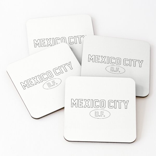 Item preview, Mexico City D. F. / Black Outline designed and sold by PEK1787.