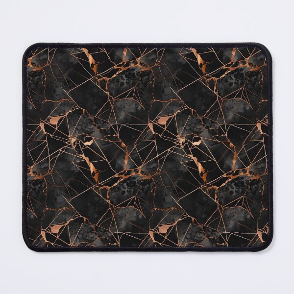 Item preview, Black Marble With Gold & Copper Veins designed and sold by Cody Bertasso.