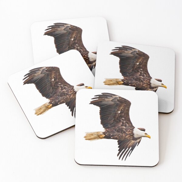Item preview, Bald eagle flying designed and sold by KRFNatureGifts.