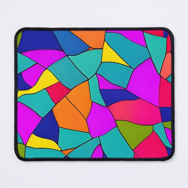 Item preview, Abstract Neon Mosaic designed and sold by calibrit.