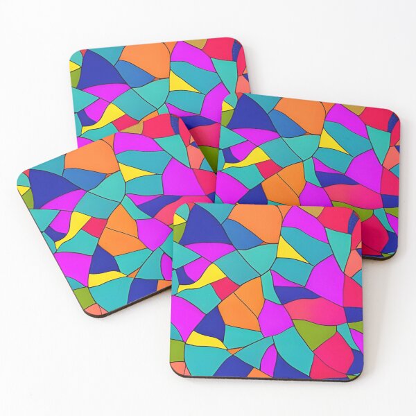 Item preview, Abstract Neon Mosaic designed and sold by calibrit.