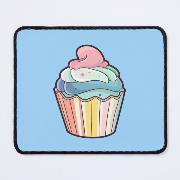 Item preview, Rainbow Cupcake designed and sold by Brush-Blueprint.