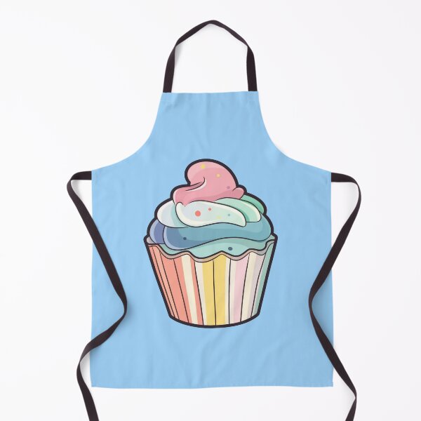 Item preview, Rainbow Cupcake designed and sold by Brush-Blueprint.