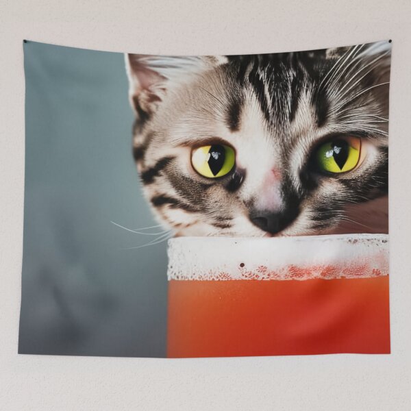 Item preview, Curious Cat designed and sold by artmangos.