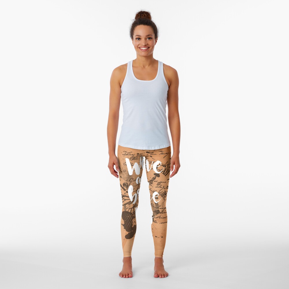 We live and breathe words Leggings