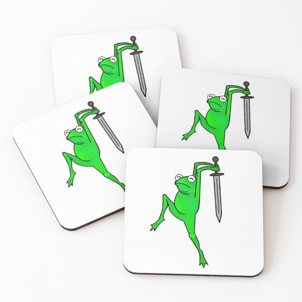 Item preview, Cute sword fighting frog  designed and sold by merksucks.